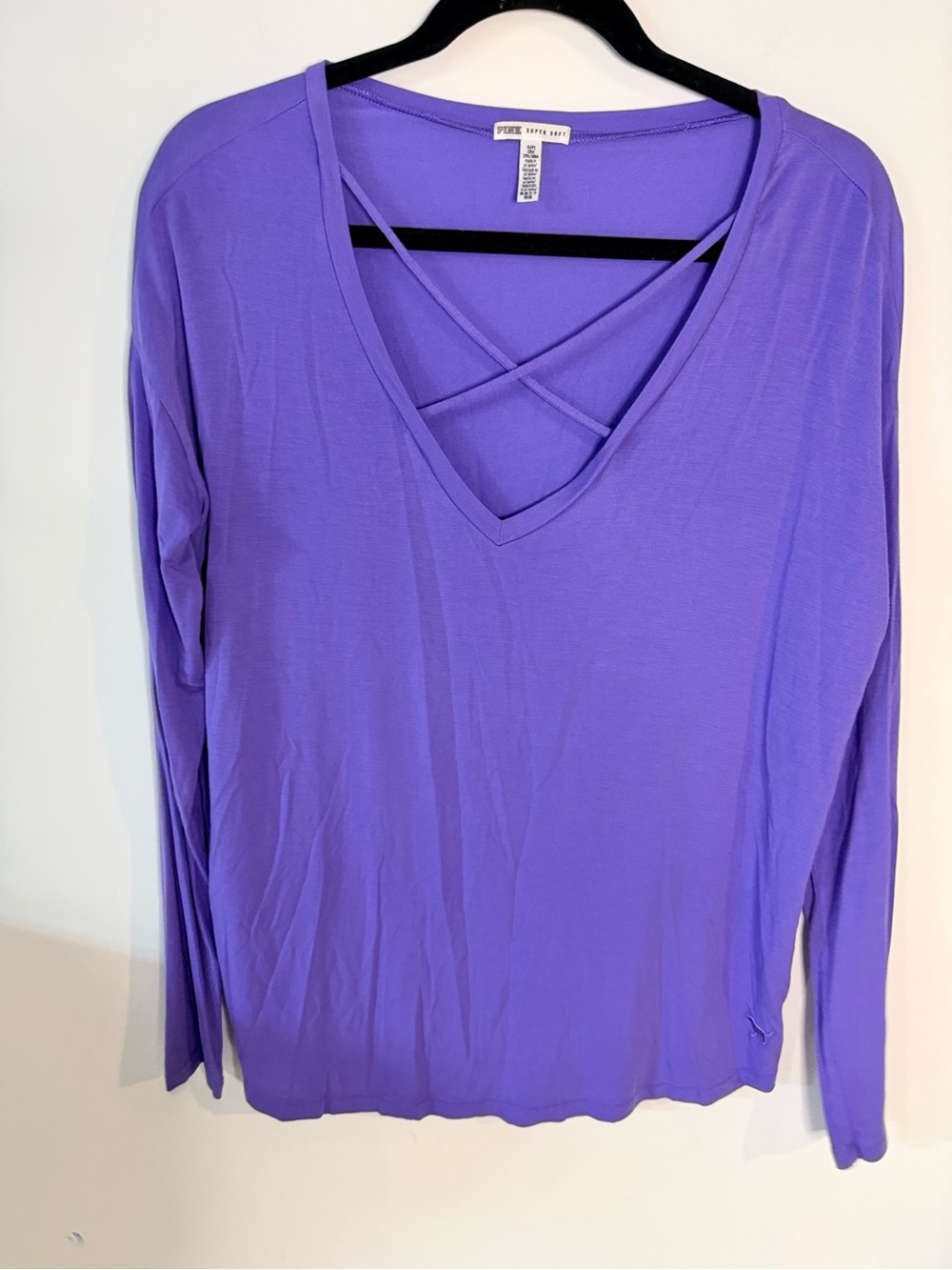 PINK Victoria’s Secret super soft purple long sleeve top